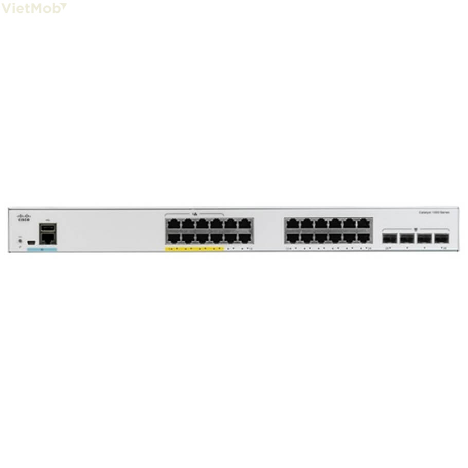 24-port GE Switch Cisco C1000-24T-4G-L