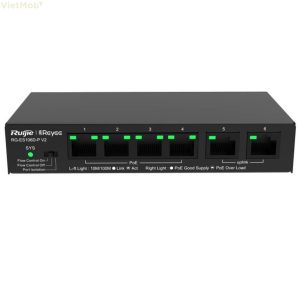 4-port 10/100Mbps PoE Switch RUIJIE RG-ES106D-P V2