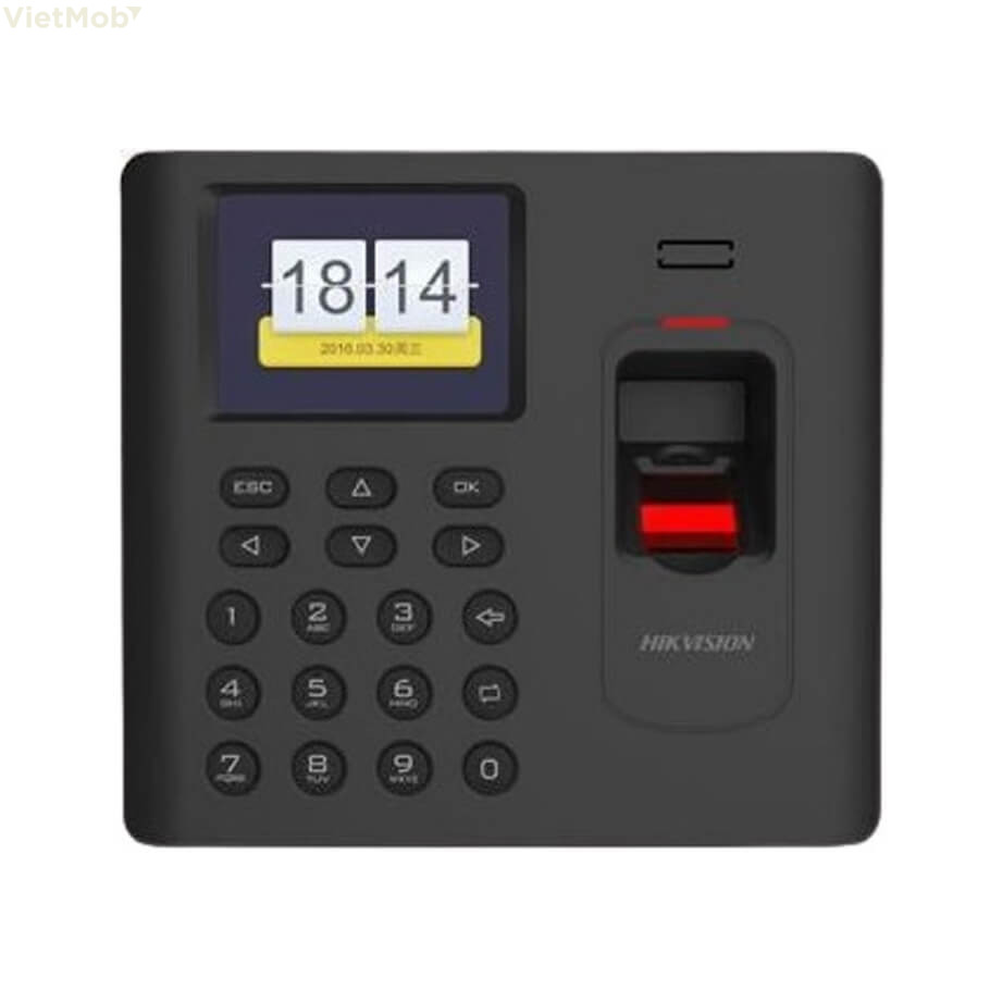 Máy chấm công vân tay, thẻ HIKVISION DS-K1A802AMF