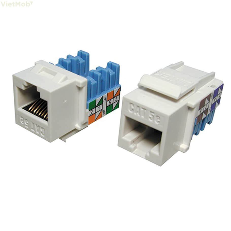 Modular Jack Cat5e dạng ngang Dintek (1305-03030)