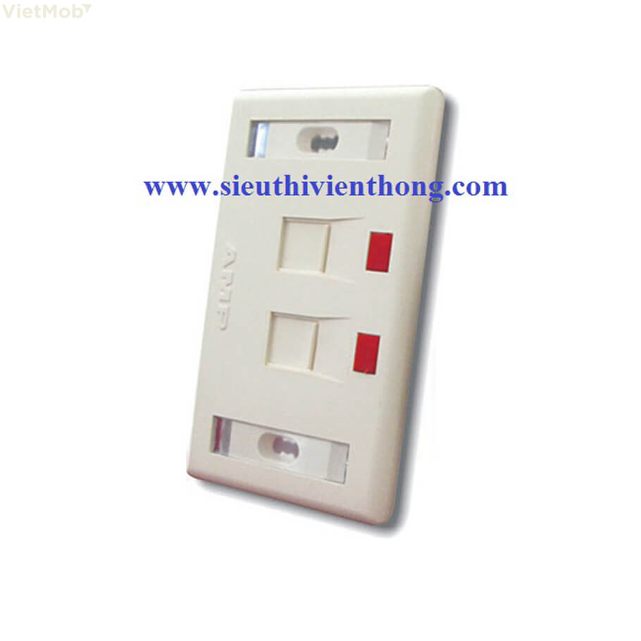 Mặt nạ 2-port Faceplate COMMSCOPE (272368-2)