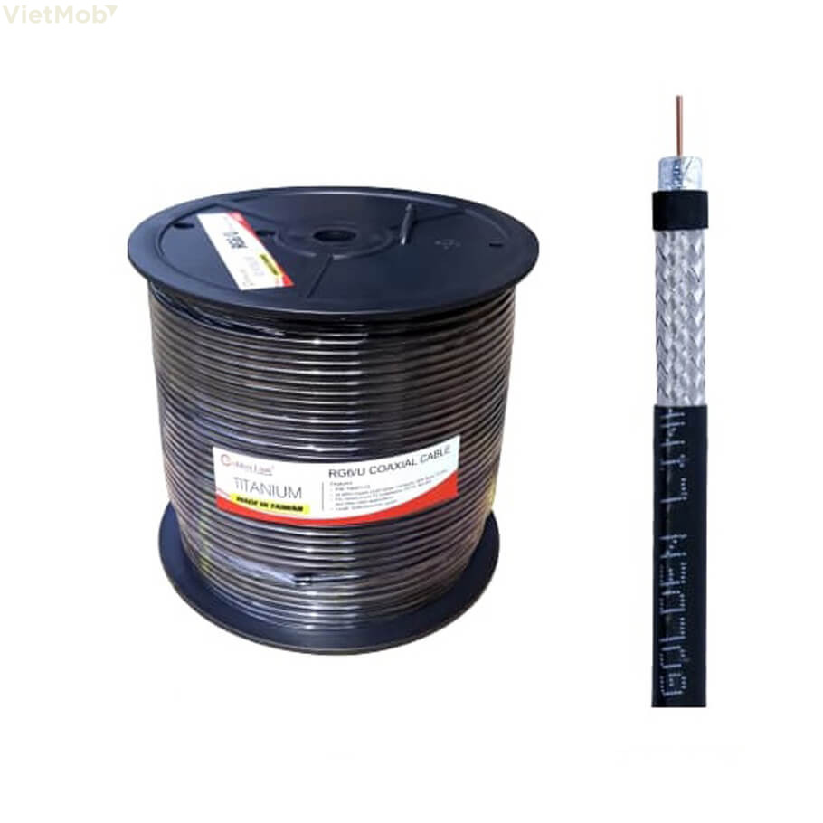 Cáp đồng trục, cáp camera RG6/U Golden Link TW501-03