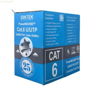 Cáp mạng Dintek CAT.6 UTP (1101-04032, 305m/thùng)