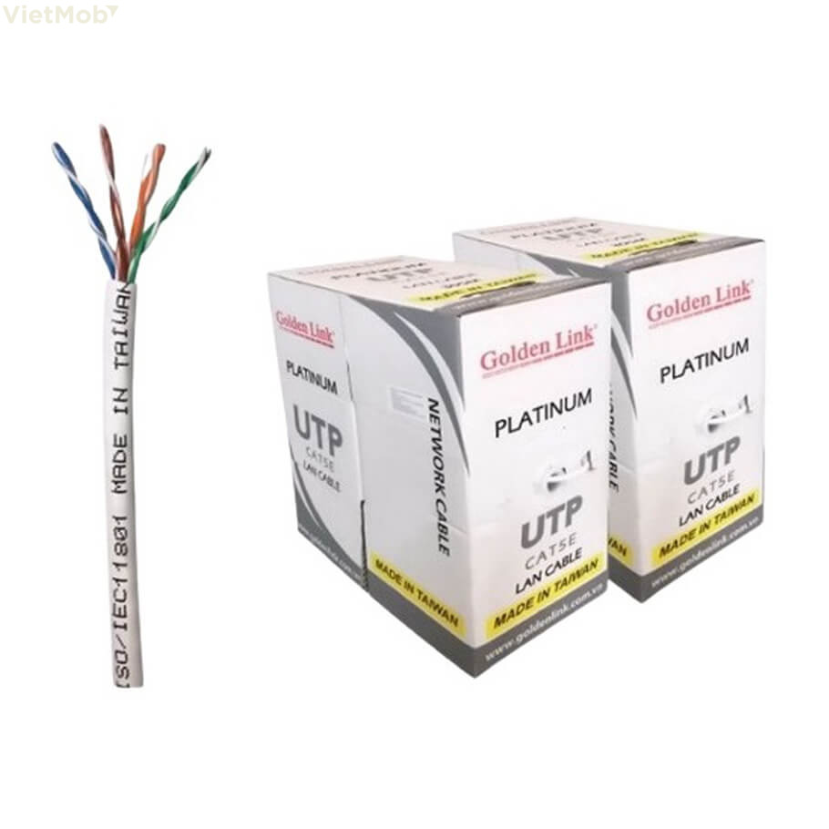 Cáp mạng Cat5e UTP Golden Link TW1101-2-100 (100m)